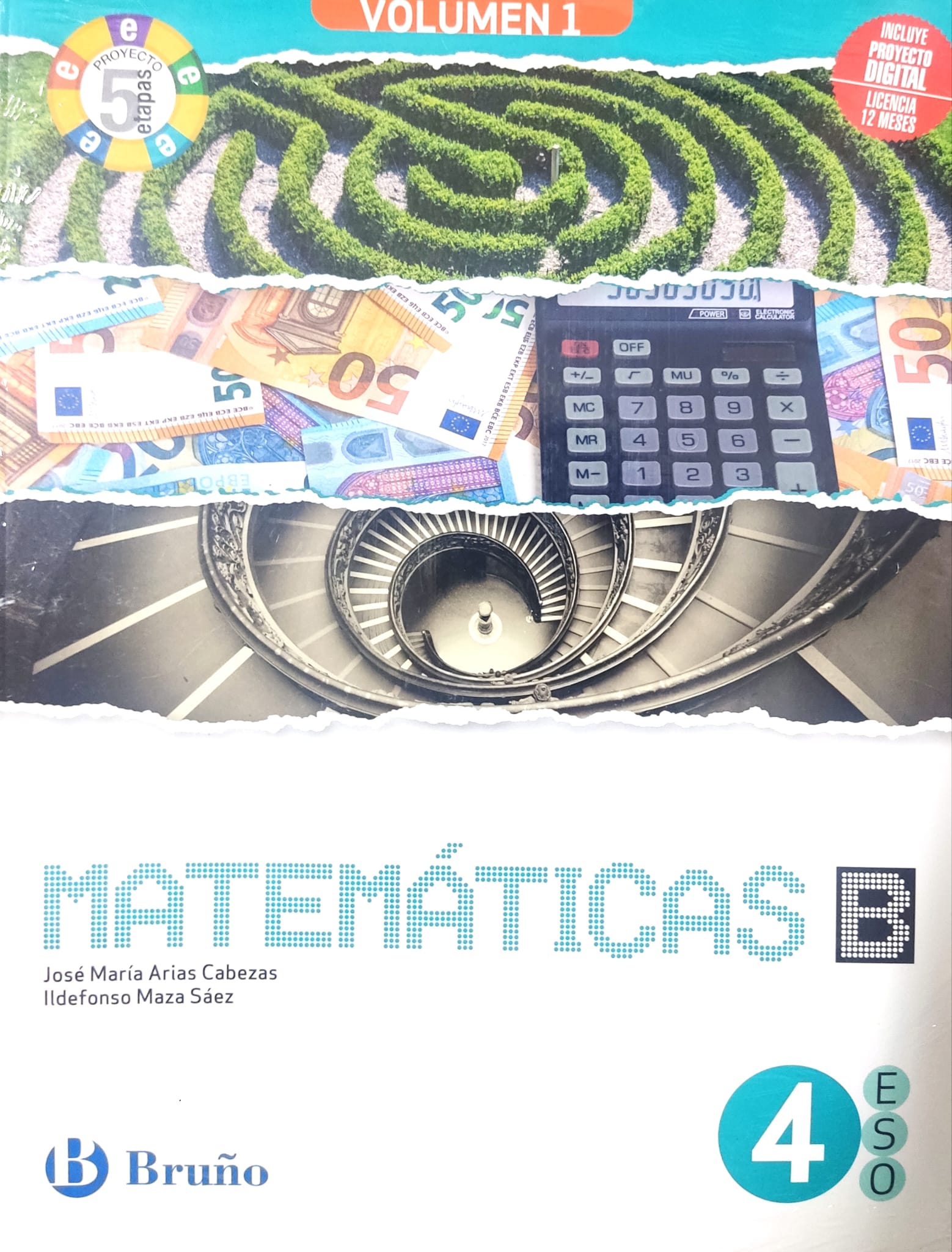 Matemáticas B 4ºESO - Proyecto 5 Etapas - Trimestres - 9788469634233 ...